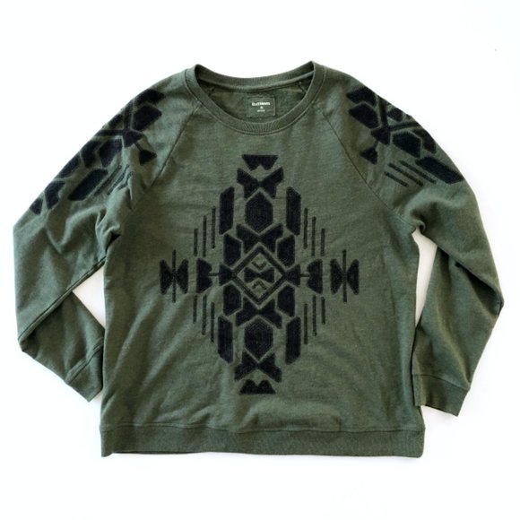 Ruff Hewn Sweaters - RUFF HEWN Women's Tribal Navajo Sweatshirt XL